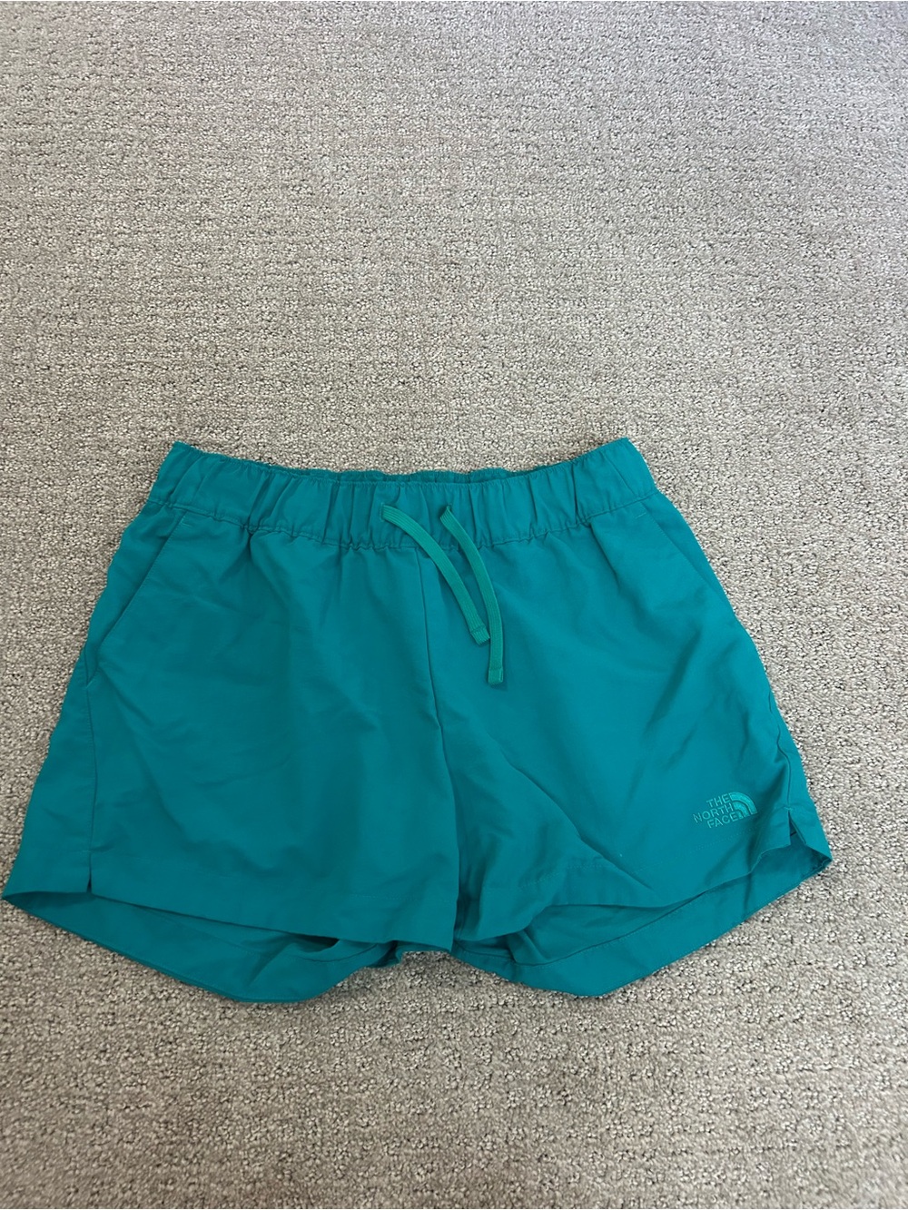 The North Face Women's Teal Active Shorts Size Small